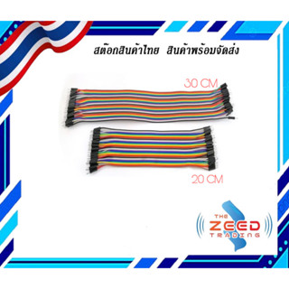 สายจัมป์เปอร์ ผู้-ผู้ ความยาว 20 และ 30 cm. สายแพร สายจัม สายจัมเปอร์ สายย้ายวอลุ่ม  [🔥พร้อมส่ง🔥] จากไทย