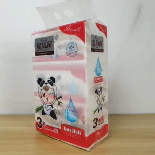 BIG-J🥫กระดาษทิชชู่ยกแพ็ค 1แพ็ค 3 ห่อ ทิชชู่สีขาว กระดาษชำระ ทิชชู่อเนกประสงค์ หนา 4 ชั้น 🥫