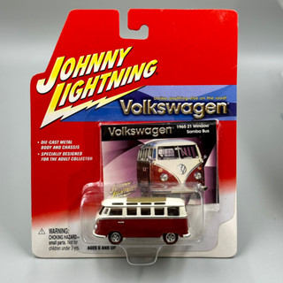 Johnny Lightning | Volswagen 1965 21 Window Samba Bus สเกล 1:64