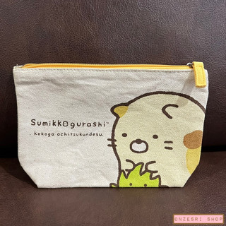 กระเป๋า Sumikko Gurashi Kokoga Ochitsukunsesu Pouch ลายแมว Neko &amp; วัชพืชน้อย