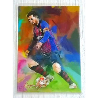 การ์ดฟุตบอล ลีโอเนล เมสซี่ Run No.43/50 ( 2019 SKETCH CARD ARTIST LIMITED EDITION LIONEL MESSI )