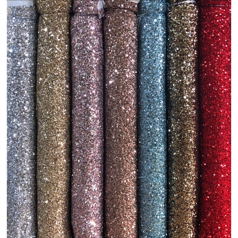 ผ้าตาข่ายเลื่อมยืด Stretchable Net Fabric with Sequins