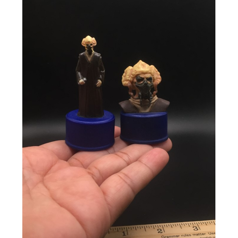 ฝาเป๊ปซี่ ฟิกเกอร์ โมเดล สตาร์วอร์  ตัวหายาก  2x Star Wars Pepsi  Bottle Caps Collection figure mode