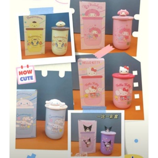 แก้วน้ำฝาปิด SANRIO เก็บอุณหภูมิ ขนาด 380 ml สแตนเลส 304 มี 5 ลาย ราคา 359 บาท