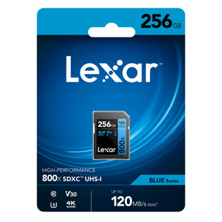 Lexar 256GB SDXC High-Performance 800x (120MB/s)