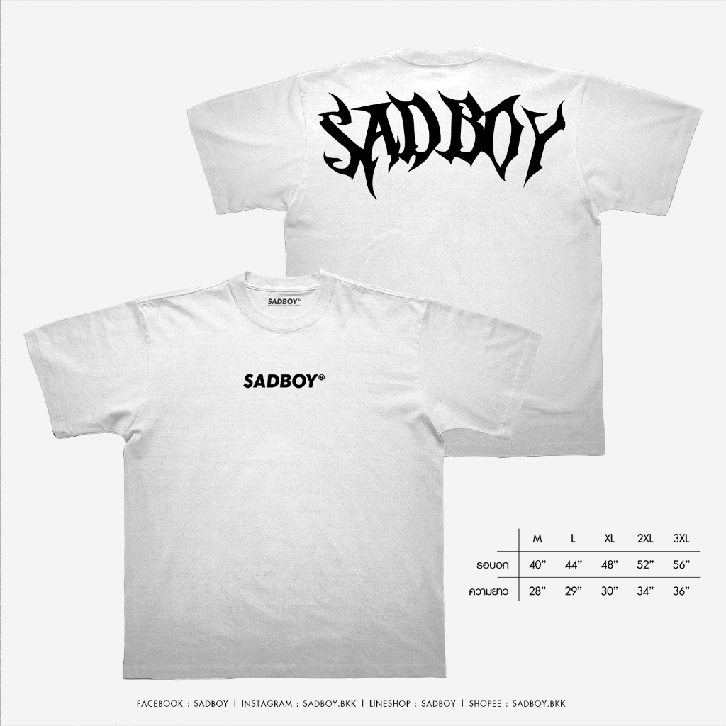 SADBOY® | SAD20 | Semi-Oversized | 100% Organic Cotton
