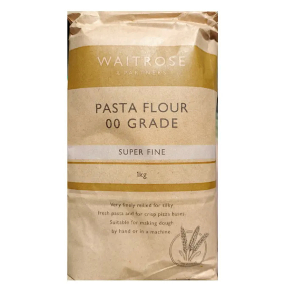 Waitrose Pasta Flour 00 Grade Super Fine 1 kg.แป้งสาลีทำพาสต้า 1กก.อาหาร วัตถุดิบ แป้งทำขนม  เบเกอรี