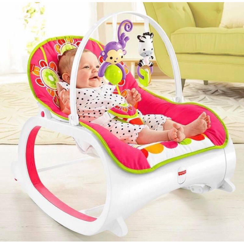 เปลโยก  Fisher Price Infant-To-Toddler Rocker, Floral Confetti