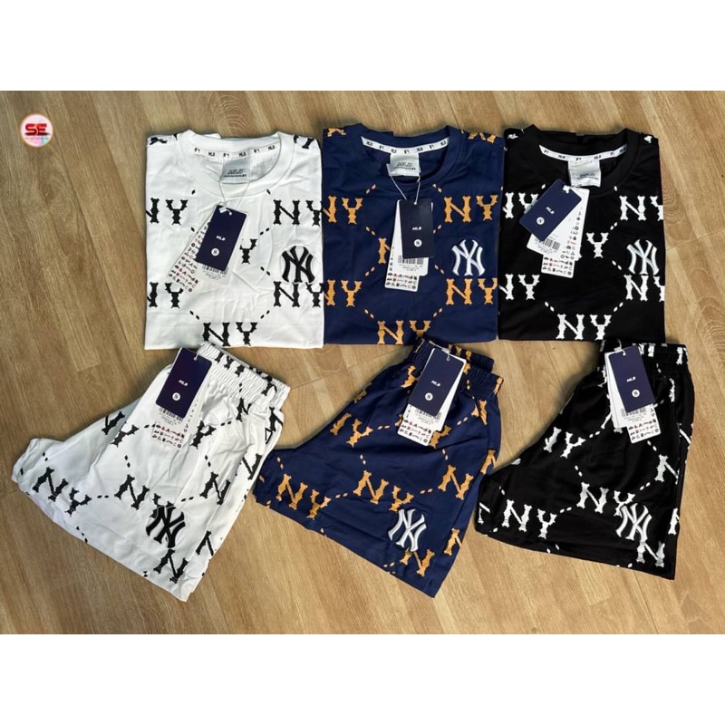 set MLB เสื้อยืดพร้อมกางเกงสุดคุ้ม