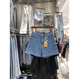 ‼️(พร้อมส่ง)‼️ High waist jeans short กางเกงยีนส์ขาสั้น เอวสูงๆๆ