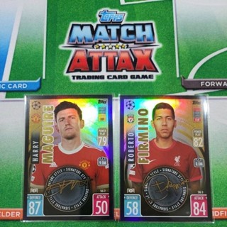 2021/22 Match Attax Extra Signature Style หายากสุด