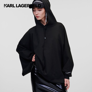 KARL LAGERFELD - OVERSIZED HOODIE HANDPICKED BY HUN KIM 230W1805 เสื้อฮู้ด