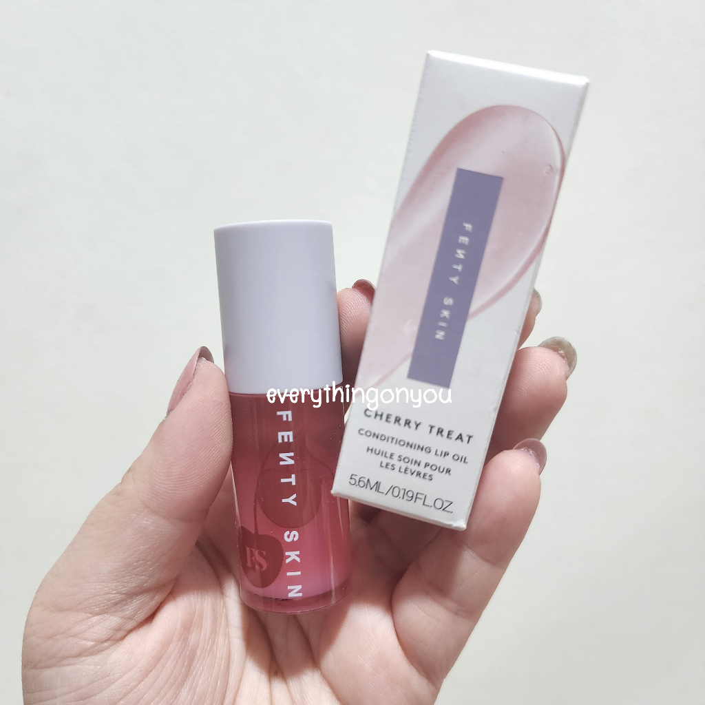 {เก็บโค้ดหน้าร้าน} [พร้อมส่ง] FENTY SKIN Cherry / Melon Treat Lip Conditioning Oil 5.6ml