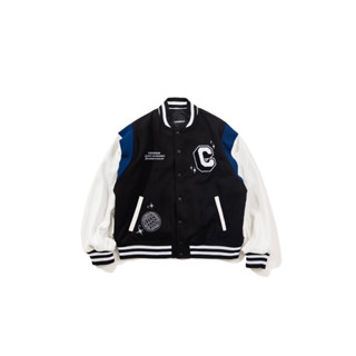 CARNIVAL FW22 VARSITY WOOL JACKET BLACK