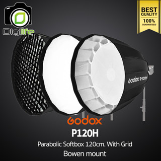 Godox Softbox P120H Parabolic 120cm. - Bowen Mount ( P120G , P120L , P120 )