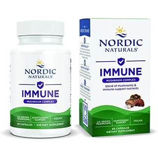 สารสกัดเห็ดออร์แกนิครวม Nordic Naturals, Immune, Mushroom Complex, 60 Capsules