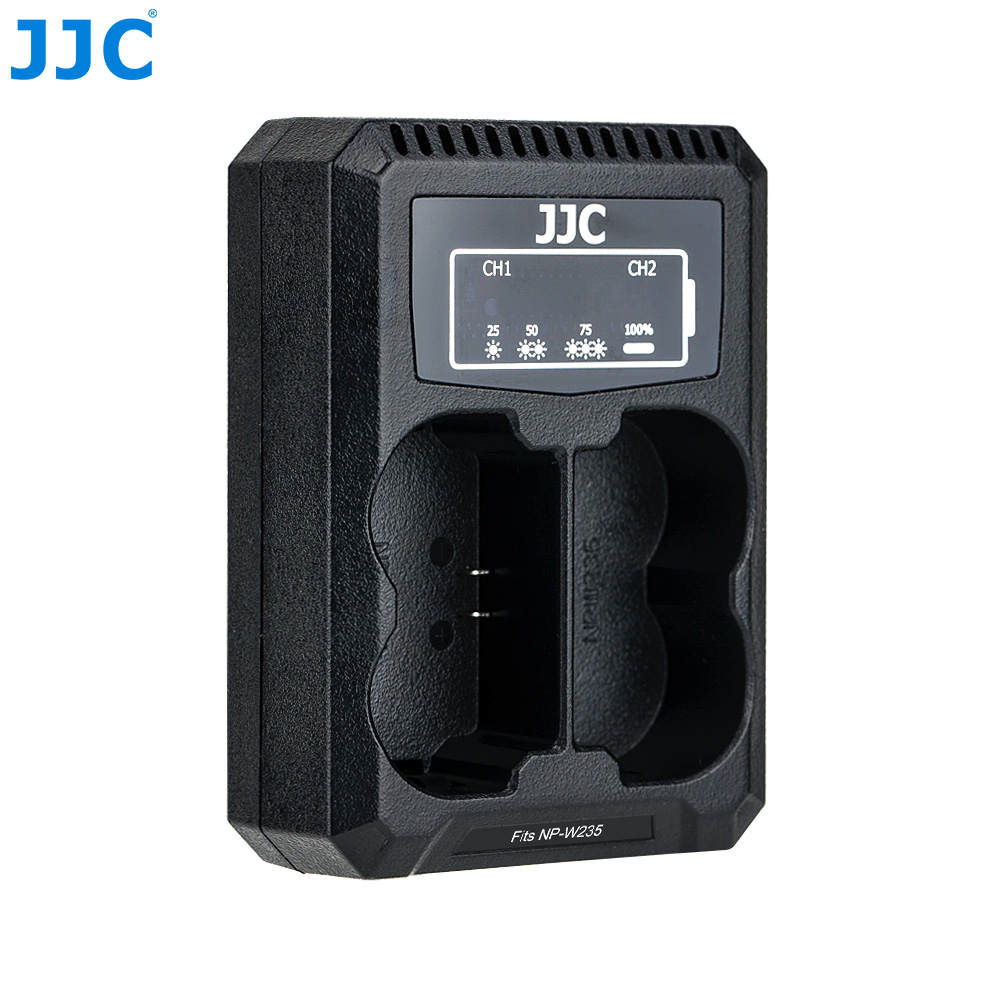 ที่ชาร์จแบต Fuji GFX100RF XT5 XT4 XH2 XH2S NP-W235 USB Battery Charger จาก JJC DCH-NP235UE