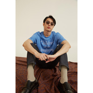 Anē children of revolution tee ,royal blue เสื้อยืด unisex สีรอยอลบูล ane.wear