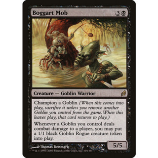 [MTG] Boggart Mob [LRW] [BLACK] [RARE] [NORMAL] [ENG] (การ์ดเมจิค / Magic the Gathering)