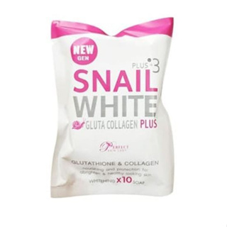 Snail White Gluta Collagen Plus Soap by Perfect Skin Lady 80g สบู่สเนลไวท์