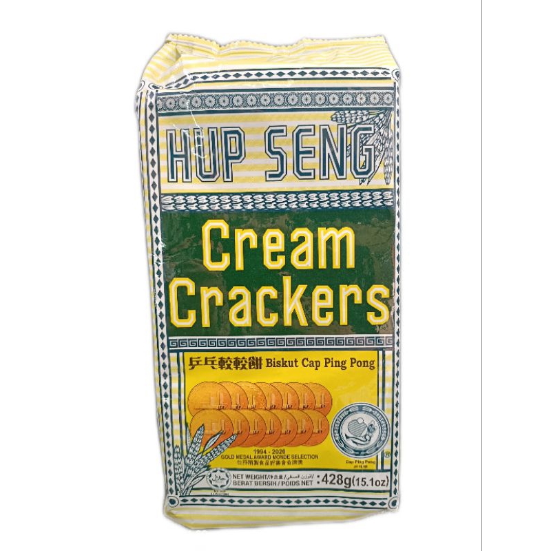 บิสกิต Cream Cracker ตรา Hup seng