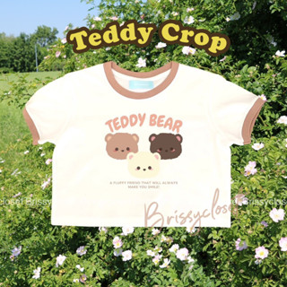 🧸พร้อมส่ง🧸(กทม. 1-2 วัน📮)เสื้อยืด ลายหมีเท็ดดี้ Teddy bear  ลายหมา แมว #มินิครอป#เสื้อยืด#เสื้อลายหมีลายหมาแมว