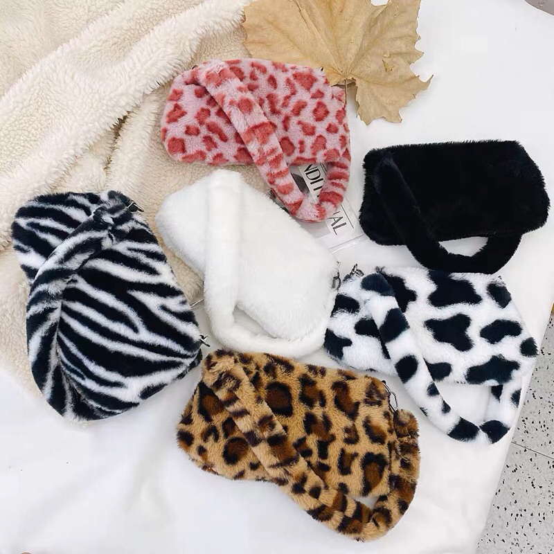 พร้อมส่ง นุ้งกระเป๋าเสือดาวเสือใจแบบสายถอดได้น่ารักมั้ก