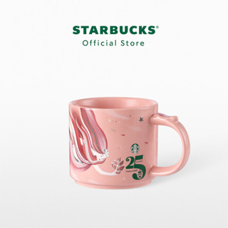 Starbucks 25TH Anniversary Pink Siren 12oz. แก้วน้ำสตาร์บัคส์เซรามิก ขนาด 12ออนซ์ A9001268