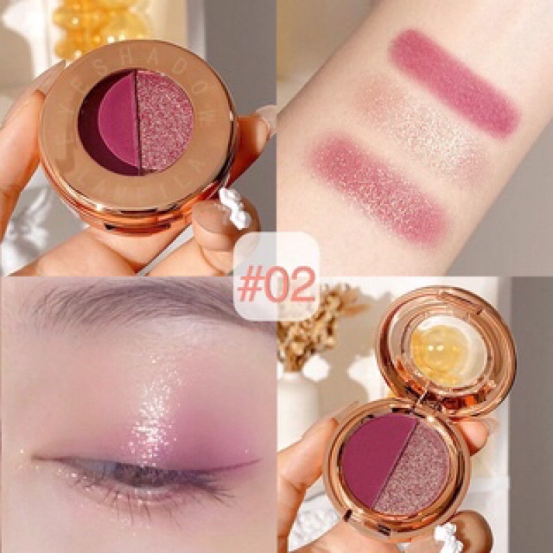 อายแชโดว์ Lameila eyeshadow 2สี ติดทนนาน กันน้ำ กันเหงื่อ --5121 - รูปที่ 5