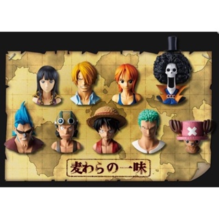 หัววันพีช One Piece Greatdeep Collection กลุ่มหมวกฟาง ครบชุด 9 หัว วันพีช 1/6 ของแท้ ของใหม่ ทุกตัว ลูฟี่ ช้อปเปอร์ โซโล