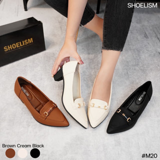 m20 #รองเท้าคัชชู คัทติ้งสุดเนี๊ยบ สวยเป๊ะทุกมุม แต่งอะไหล่เพิ่มความเก๋