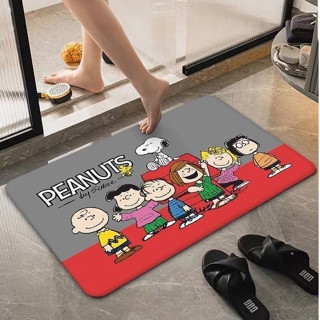 SNP G พรมพรมเช็ดเท้า อย่างดี ลาย SNOOPY G พรมเช็ดเท้า ขนาด 40 x 60 cm พรมกันลื่น ผลิตจากวัสดุอย่างดึ  BY  PMYL SHOP