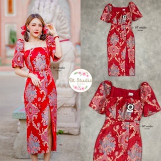 พร้อมส่ง 🧧🧧🧧 งานผ้าทอลาย ✨🧨🧨🧨✨ DRESS กี่เพ้า ใส่สวย ใส่ทันตรุษจีน ใส่ได้หลายโอกาสค่ะ ✨🧨🧨🧨✨.