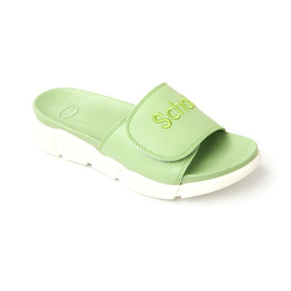 SCHOLL Relax Memory Cushion Sandals Green รองเท้าแตะ ผู้หญิง เพื่อสุขภาพ สกอล์ แท้