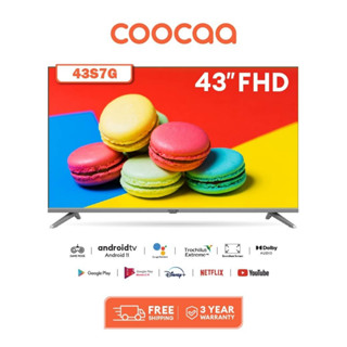 COOCAA 43S7G ทีวี 43 นิ้ว Android TV FHD โทรทัศน์ รุ่น 43S7G Android 11.0