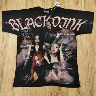 [PINK VENOM] BLACK PINK GIRLS GROUP BOOTLEG OVERPRINT เสื้อวง เสื้อทัวร์