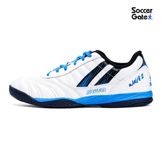 รองเท้าฟุตซอล Pan ของแท้ WAVE II X SOCCER GATE FUTSAL ฟ้า/น้ำเงิน/ขาว