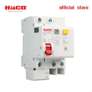 HACO RCBO 3P 30mA 6kA เซอร์กิตเบรกเกอร์ RO3-132C/30 , RO3-140C/30 , RO3-150C/30 , RO3-163C/30