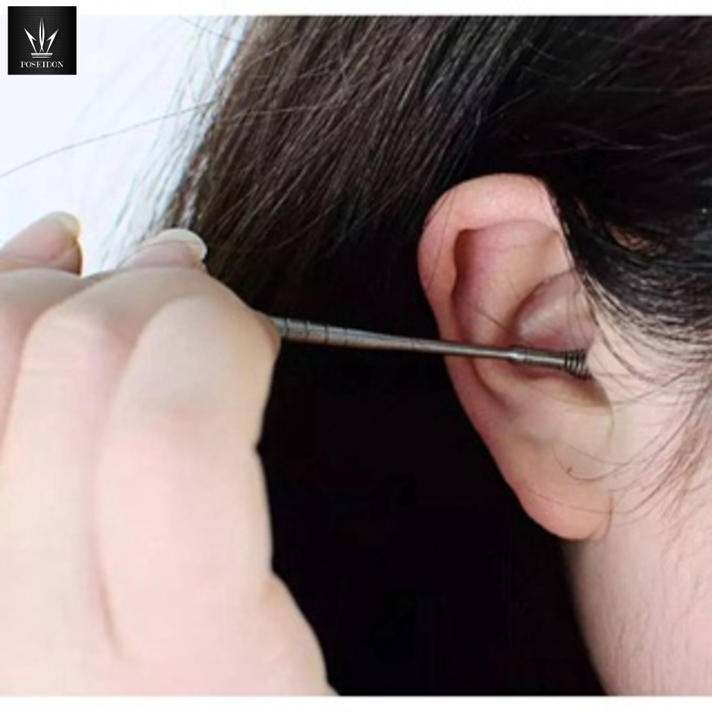 📌🔥 ชุดไม้แคะหูสแตนเลส อุปกรณ์แคะหู ที่แคะหู 1 ชุดมี 6 ชิ้น พร้อมกล่องใส่สวยงาม ไม้แคะหู อุปกรณ์แคะหู ที่แคะหู - รูปที่ 5