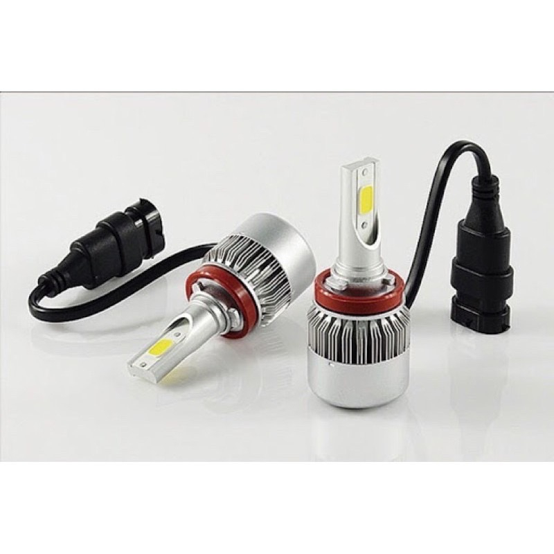 ไฟหน้าLED 1คู่ รุ่น C6 ขั้ว H1 H3 H4 H7 H8/H9/H11 9005/HB3 9006/HB4 36w 9V-36V 6000K แสงสีขาว - รูปที่ 4