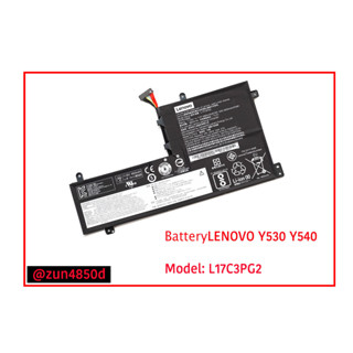 แบตเตอรี่ ของแท้ LENOVO Y530 Y540   Model: L17C3PG2