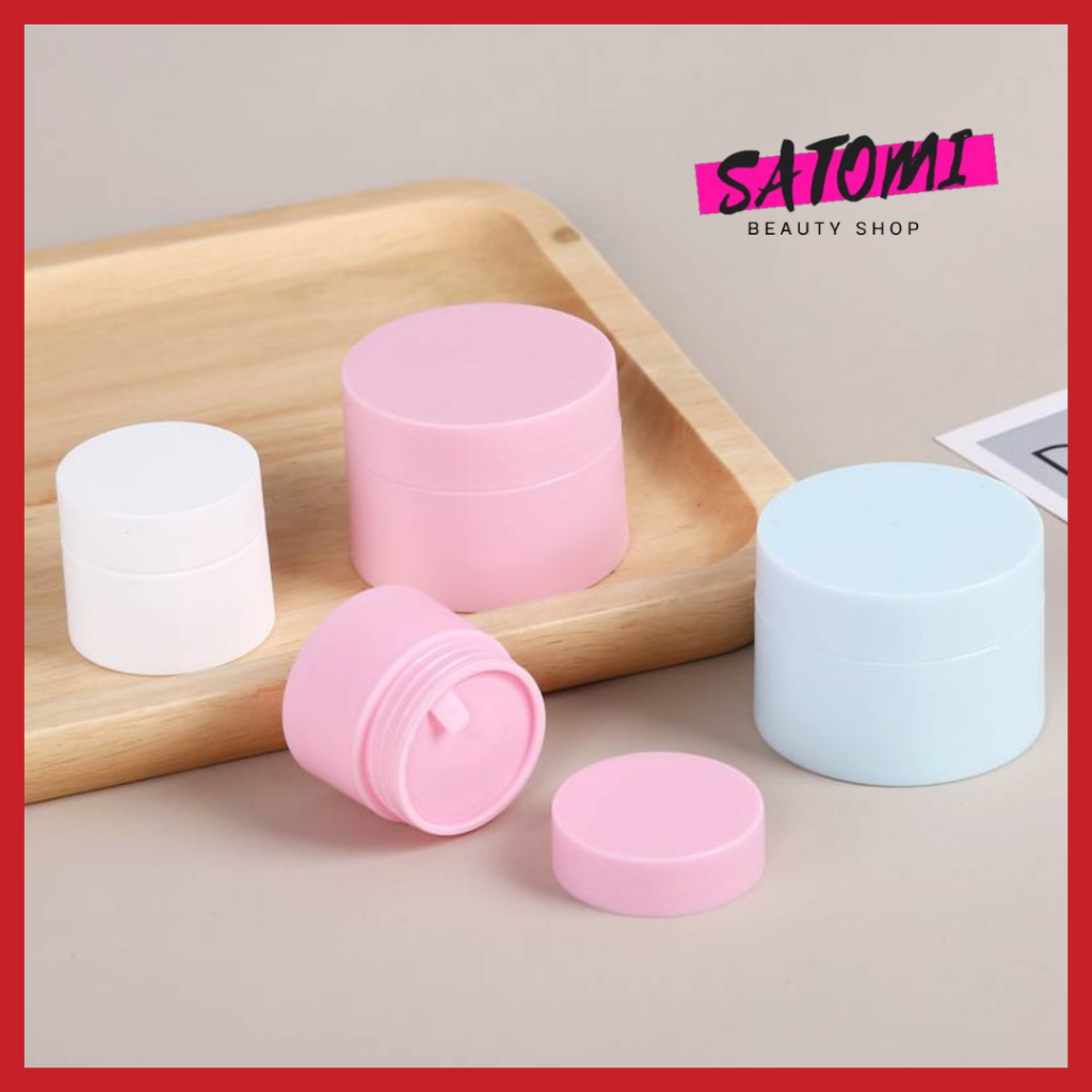 กระปุกครีม กระปุกครีมเปล่า กระปุกเครื่องสำอาง กระปุกพลาสติก ตลับครีม - รูปที่ 2