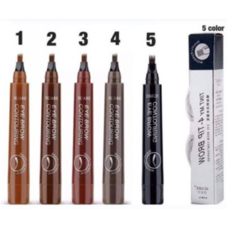 พร้อมส่ง!!! suake eye brow contouring ปากกาเขียนคิ้ว ในรูปหัวแปรงเมจิก 4 แฉก