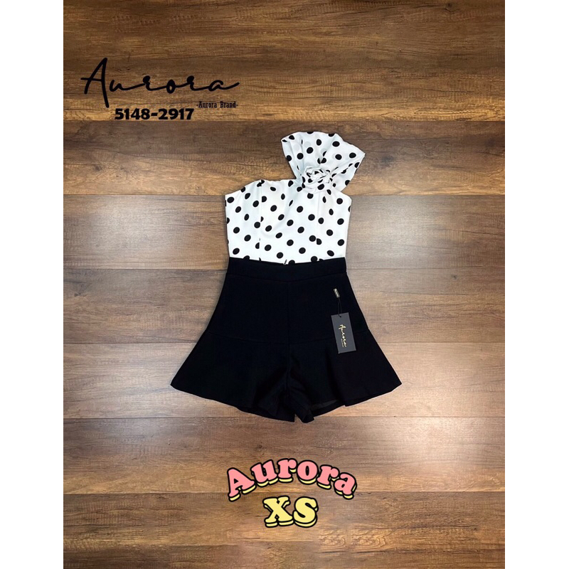 พร้อมส่ง Size XS ป้าย Aurora :: Setเสื้อลายจุดสุดหรูหรา