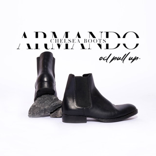 Moonlife Armando Boots  - oil pull up รองเท้าหนังวัวแท้