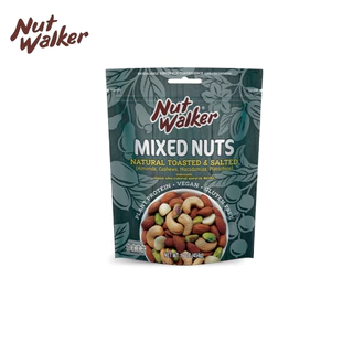 นัท วอล์คเกอร์ มิกซ์นัทอบเกลือ 454 ก. x 3 ซอง Natural Toasted & Salted Mixed Nuts 454 g. x 3 ซอง