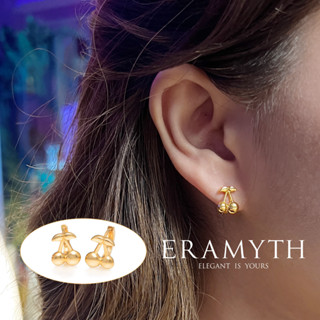 ✨Eramyth Jewelry✨ต่างหูห่วง เชอรี่ เงินแท้ 92.5 งานเงินเกลี้ยง EM-0068 สินค้ามาตรฐานส่งออก