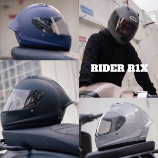 หมวกกันน็อคเต็มใบ RIDER R1X มีไซส์ M L XL