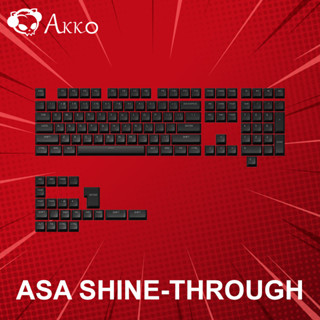 คีย์แคป Akko ASA Shine-Through Keycap Set(131-Key)