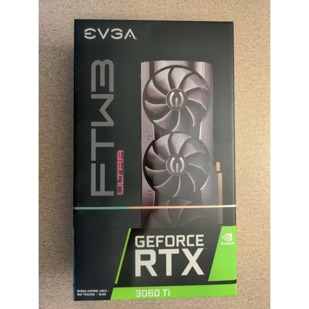 EVGA GeForce RTX 3060 Ti FTW3 ULTRA GAMING 8GB GDDR6 Graphics Card